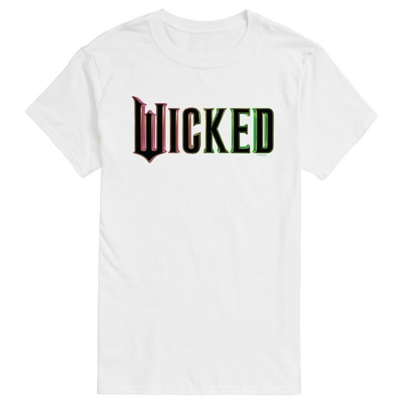 Wicked - theatrical Rainbow Logo - Men's Short Sleeve Graphic T-Shirt