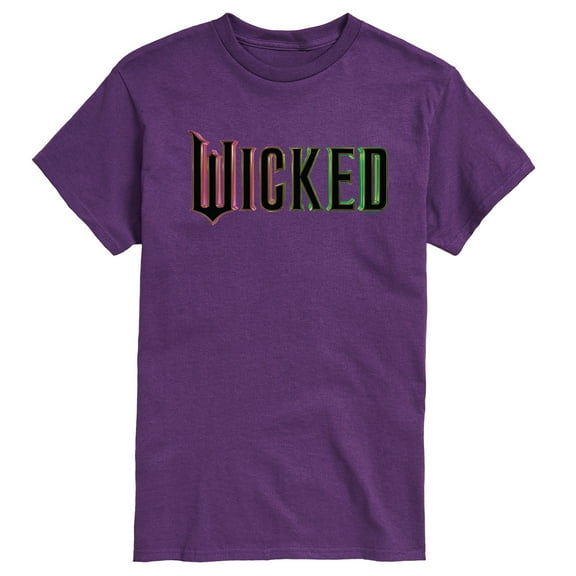 Wicked - theatrical Rainbow Logo - Men's Short Sleeve Graphic T-Shirt