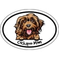 thumbnail image 1 of WickedGoodz Oval Cockapoo Mom Decal - Dog Breed Bumper Sticker - for Laptops Tumblers Windows Cars Trucks Walls, 1 of 4