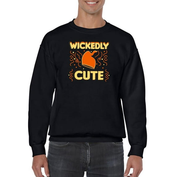 Wickedly Cute Sweatshirt Men -Image by Shutterstock, Male 3X-Large