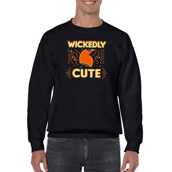 Wickedly Cute Sweatshirt Men -Image by Shutterstock, Male 5X-Large