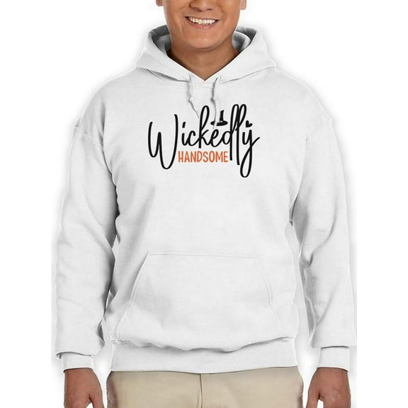 Wickedly Handsome Hoodie Men -Image by Shutterstock, Male XX-Large