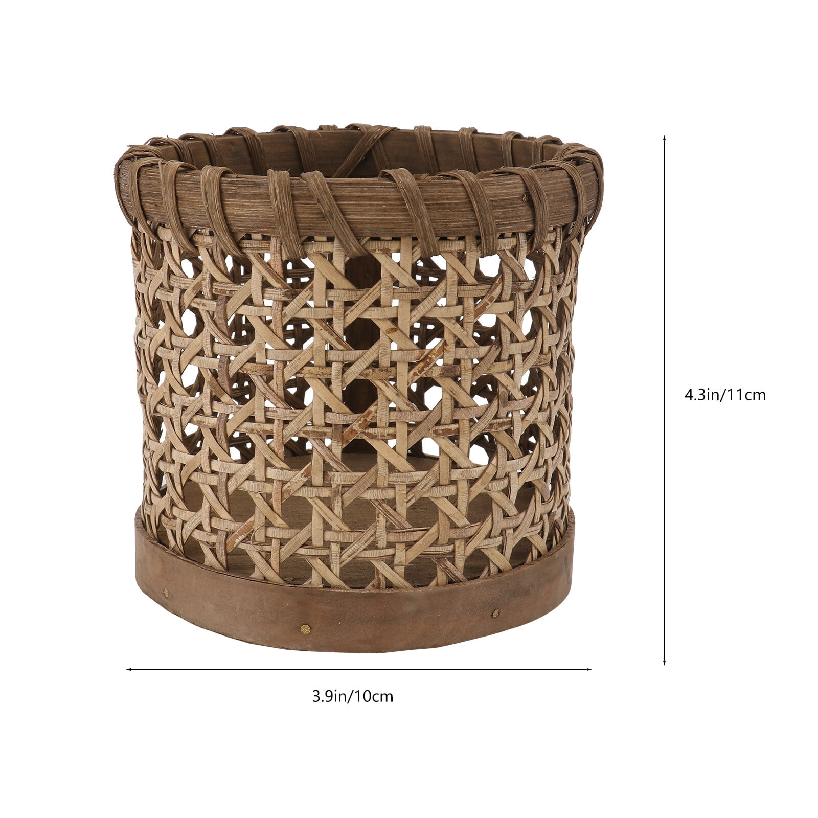 Wicker Basket Organizer Storage Pen Baskets Holder Makeup Small Basket