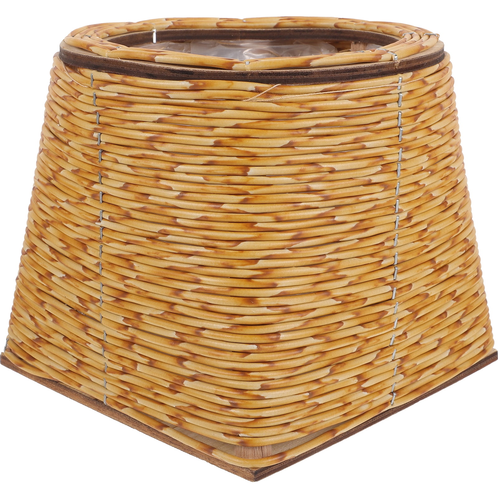 Wicker Basket Plant Decor Woven Storage Rattan Baskets Planter Hand ...
