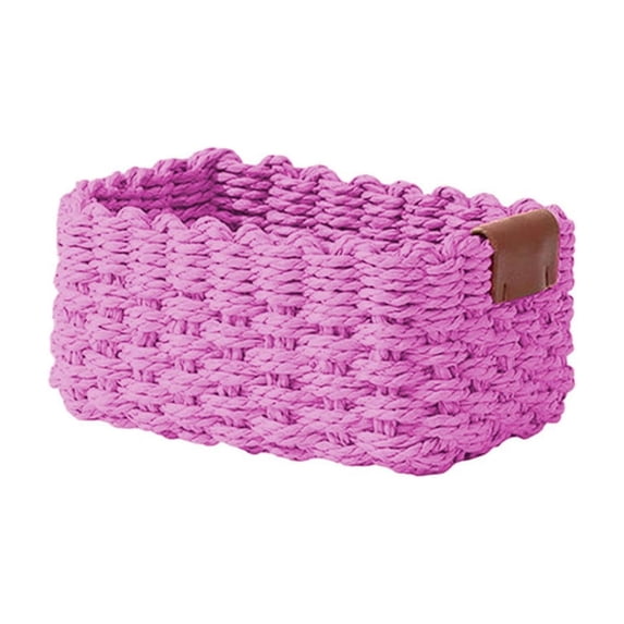 Wicker Baskets, Woven Baskets for Shelves Organizing, Decorative Storage Baskets for Bedroom and Bathroom