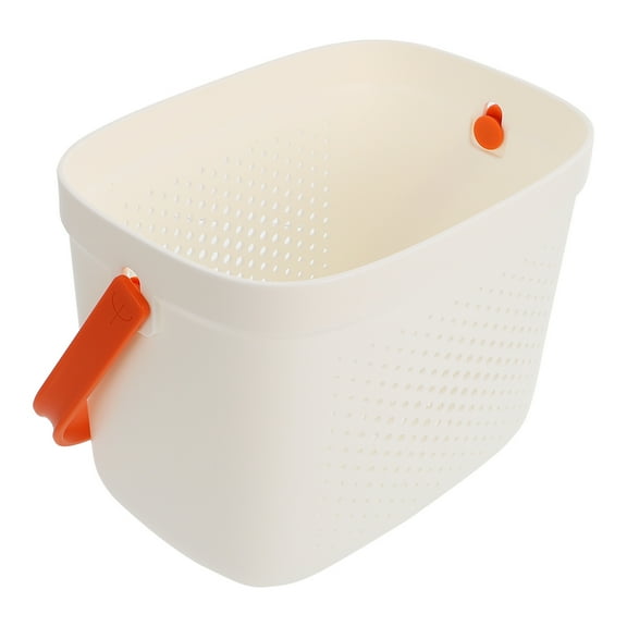 Wicker Bath Toys Bathroom Storage Basket Toiletry Hollow-out