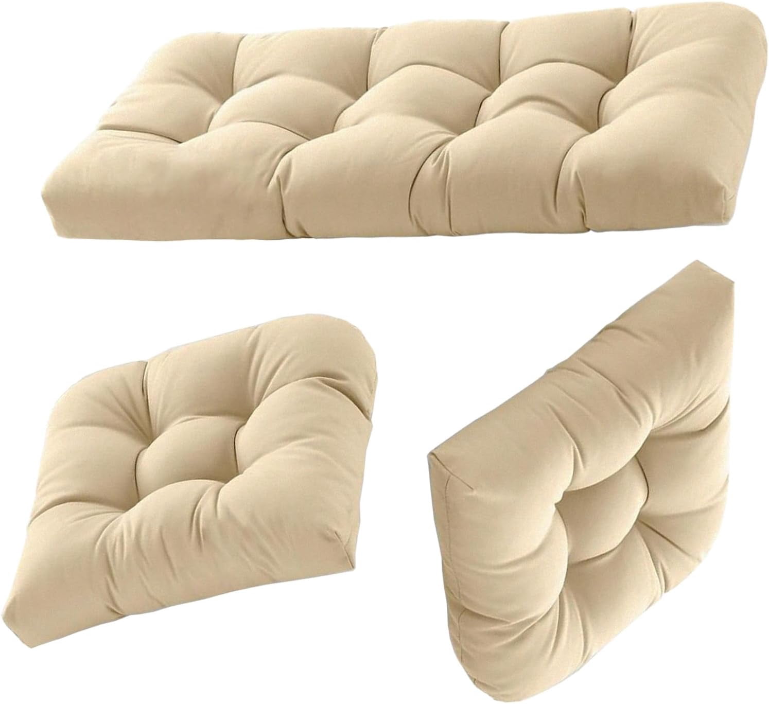 Wicker Chair Cushions Bench Cushion for Outdoor Furniture Patio Furniture Set Bay Window Seat