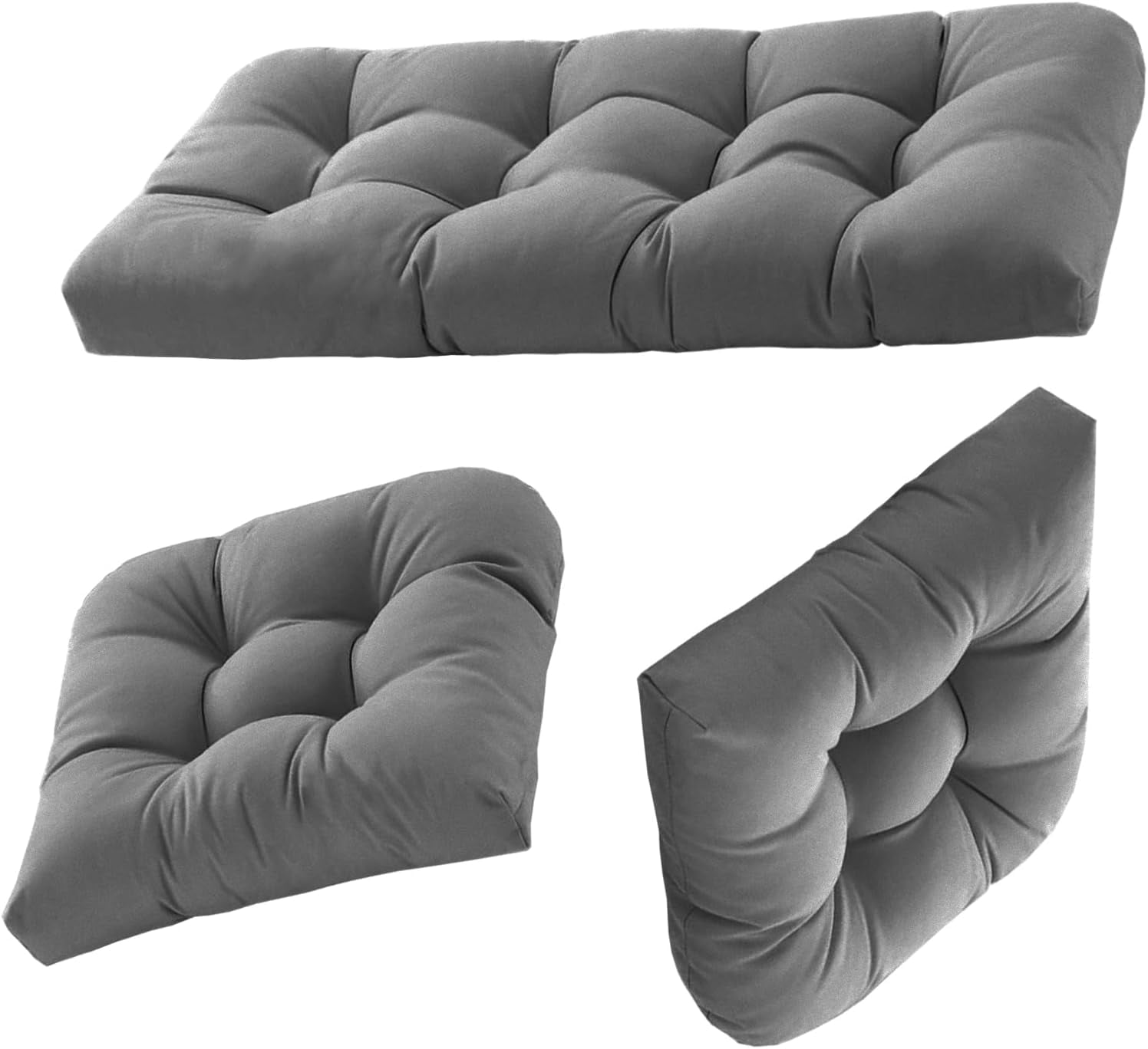 Wicker Chair Cushions for Outdoor Furniture Patio Loveseat Cushions Window Seat 19x19 Floor