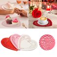 thumbnail image 1 of Wicker Chargers for Dinner Plates Dinner Table Mats Small Rose Table Mats Placement Mats for Dining Table round Dining Table Mats Tall Dining Table Set for 4 Small Hard Place Mats Indoor Dining round, 1 of 6