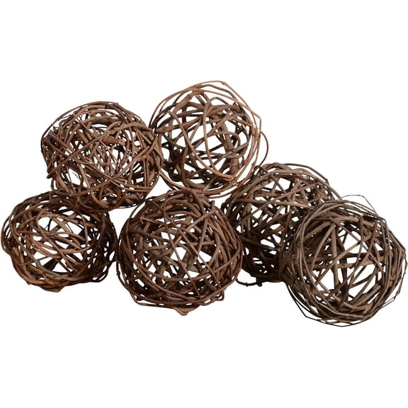 Wicker Dried Vine Balls Table Wedding Party Xmas Garden Decoration Rattan 8 10 12 20 CM -10cm/3.94"-