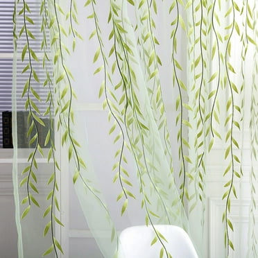 Wicker Offset Printed Curtain&nbsp;of Muslin Cool Window