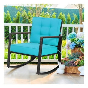 Creative Outdoor Folding Rocking Chair with Zip Top Cooler, Beige (Set ...