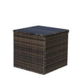 thumbnail image 1 of Wicker Patio Furniture Storage Box, 1 of 10