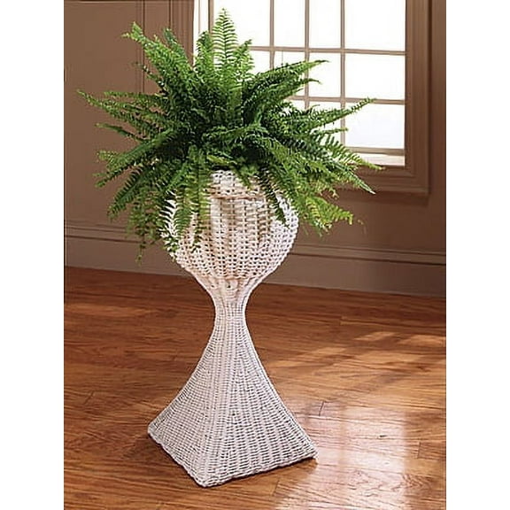 Wicker Planter, Natural Wicker Ashley Style.