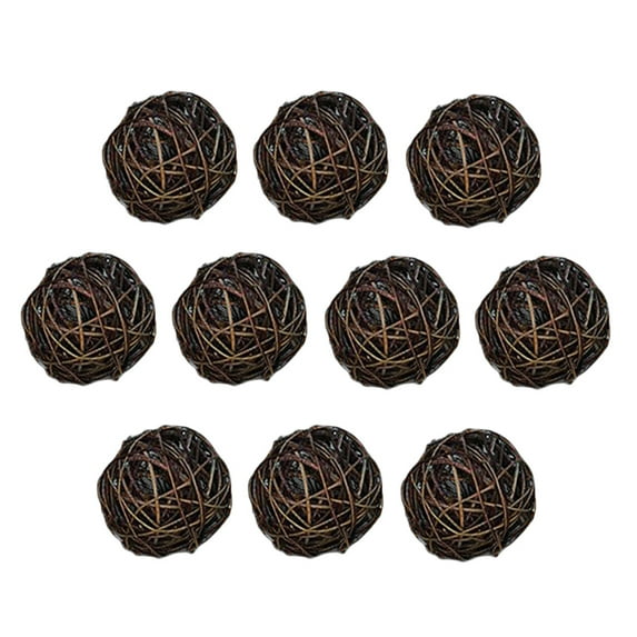 Wicker Rattan Balls ,Rattan Wicker Ball Decoration Ornaments,Wedding Christmas Party Table Ornament, Hanging Decoration Vase Fillers,Home Decor Accents Decorative Balls ,DIY
