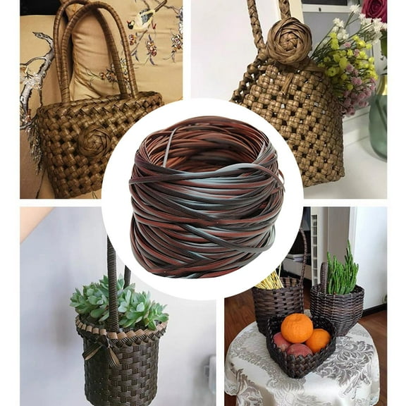 Wicker Repair Kit Wicker Repair Supplies Rattan Material for Patio Chair Dark brown