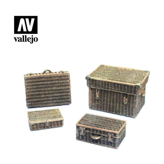 Wicker Suitcases New