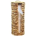 thumbnail image 1 of Wicker Water Hyacinth Tall Toilet Tissue Paper Holder for 4 wide rolls, 1 of 5