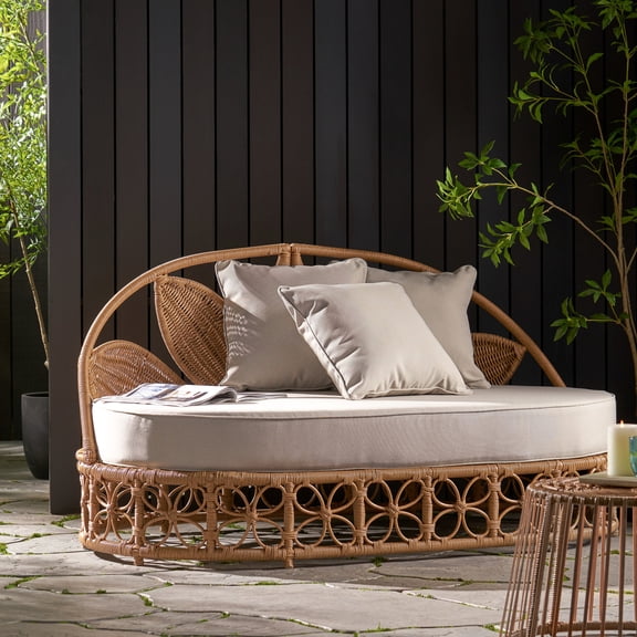 Wicker-wrapped Finish, Adjustable Comfort | Poolside Leisure, Get Comfortable Outdoor Time