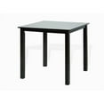 thumbnail image 1 of Wickerix Dining Kitchen Square Table Classic Modern Wooden, Espresso, 1 of 8