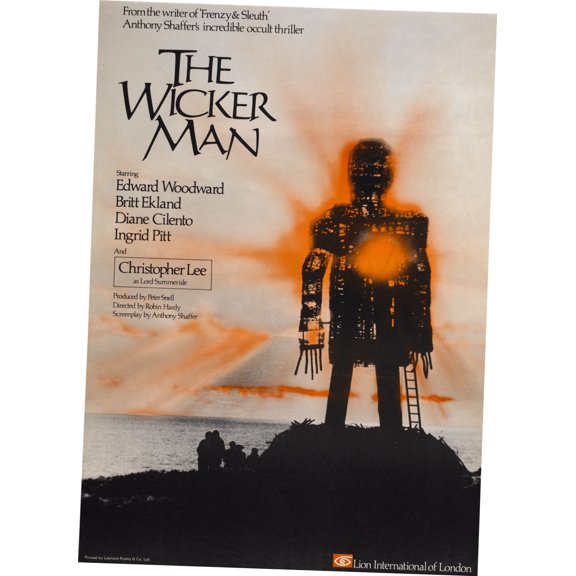 Wickerman The Movie poster Metal Sign Art Print 8x12 Multi-Color Square Adults Best Posters