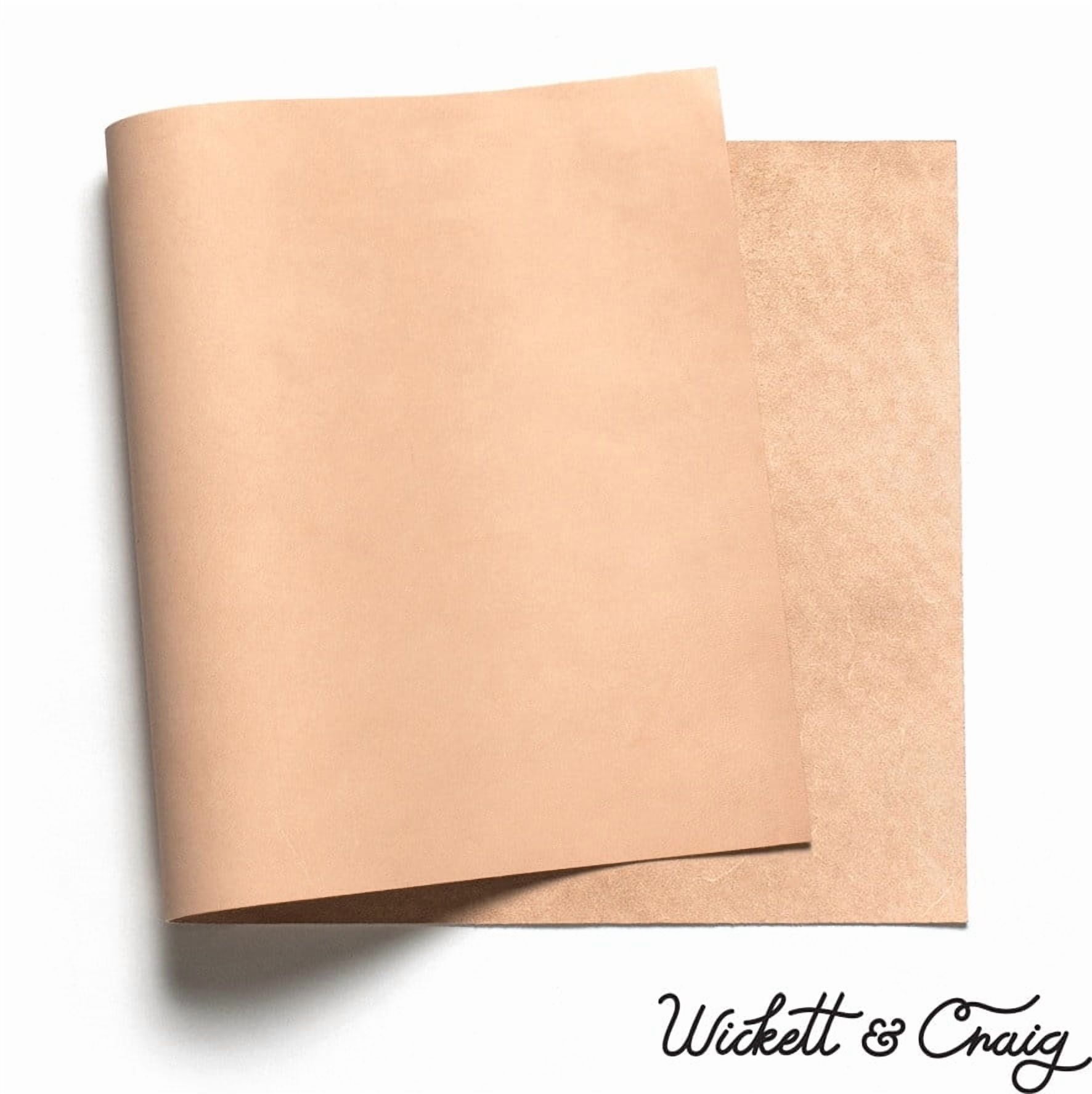 Wickett & Craig 'American Vachetta' Leather, Panel, Natural