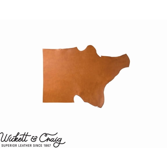 Wickett & Craig English Bridle Leather, Shoulder, Tan