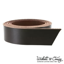 Wickett & Craig English Bridle Leather Strap, Dark Brown, 55" to 60" Long, 8-10oz & 10-12oz