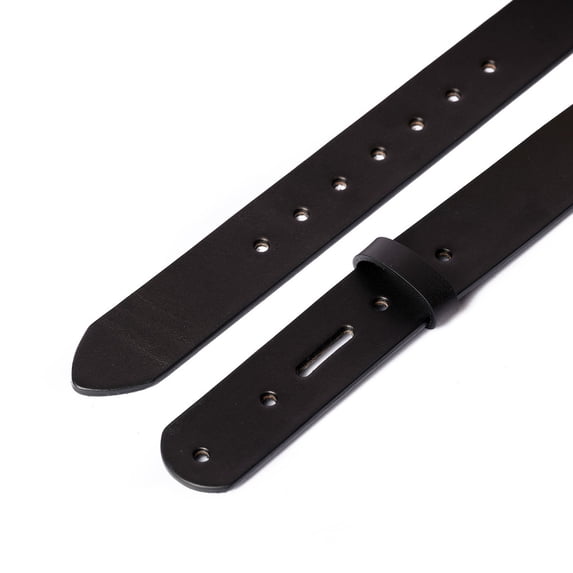Wickett & Craig Finished Leather Belt, English Bridle, Black