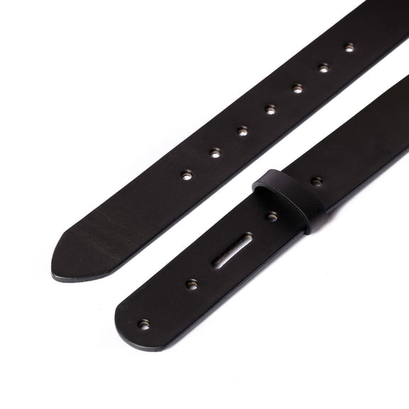 Wickett & Craig Finished Leather Belt, English Bridle, Black