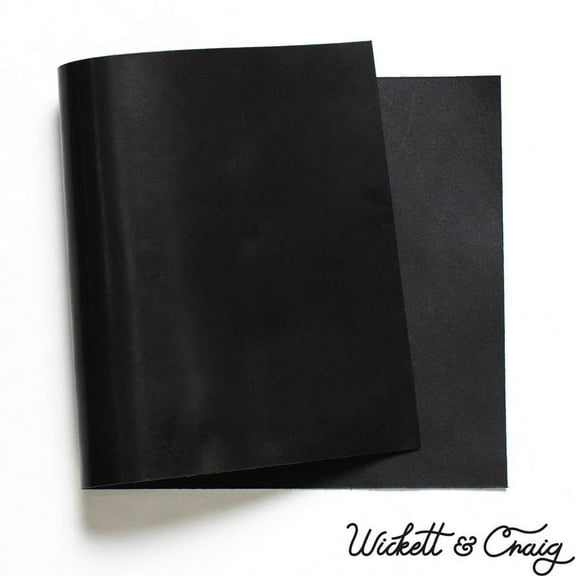 Wickett & Craig Traditional Harness Leather Panels, Black