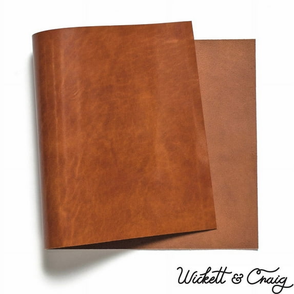 Wickett & Craig Traditional Harness Leather Panels, Buck Brown