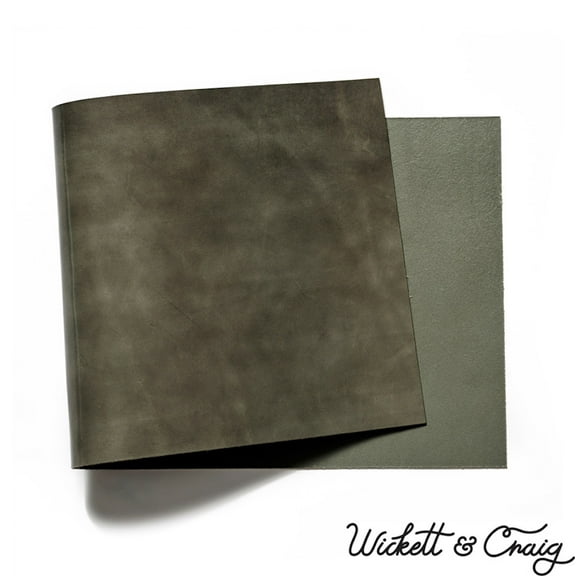 Wickett & Craig Traditional Harness Leather Panels, Gray