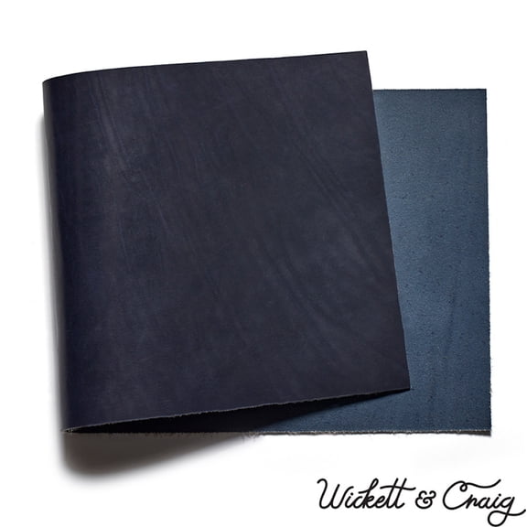 Wickett & Craig Traditional Harness Leather Panels, Navy
