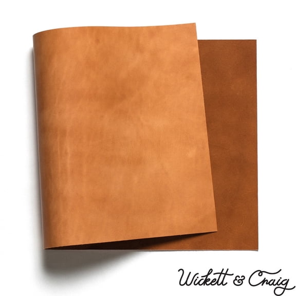Wickett & Craig Traditional Harness Leather Panels, Russet
