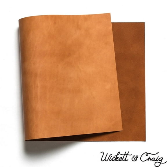 Wickett & Craig Traditional Harness Leather Panels, Russet