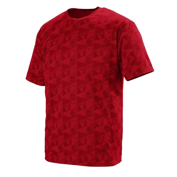 Augusta Sportswear L Red/ Black Print