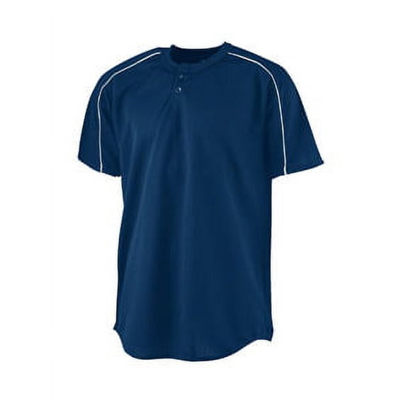 Wicking Two-Button Baseball Jersey 585