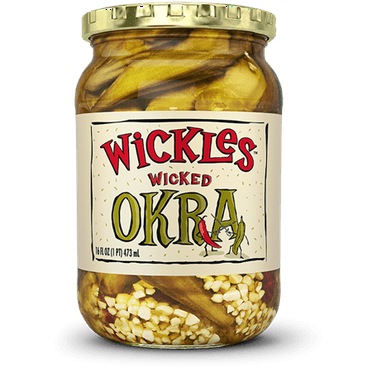Wickles Wicked Pickled Okra, 16 fl oz Jar
