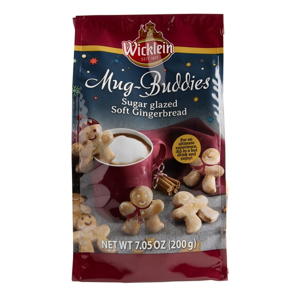 Wicklein Gingerbread "Mug Buddies" Sugar Glazed