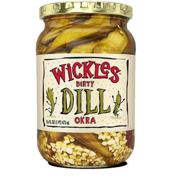 Wickles Dirty Dill Okra 16 OZ, Pack - 3