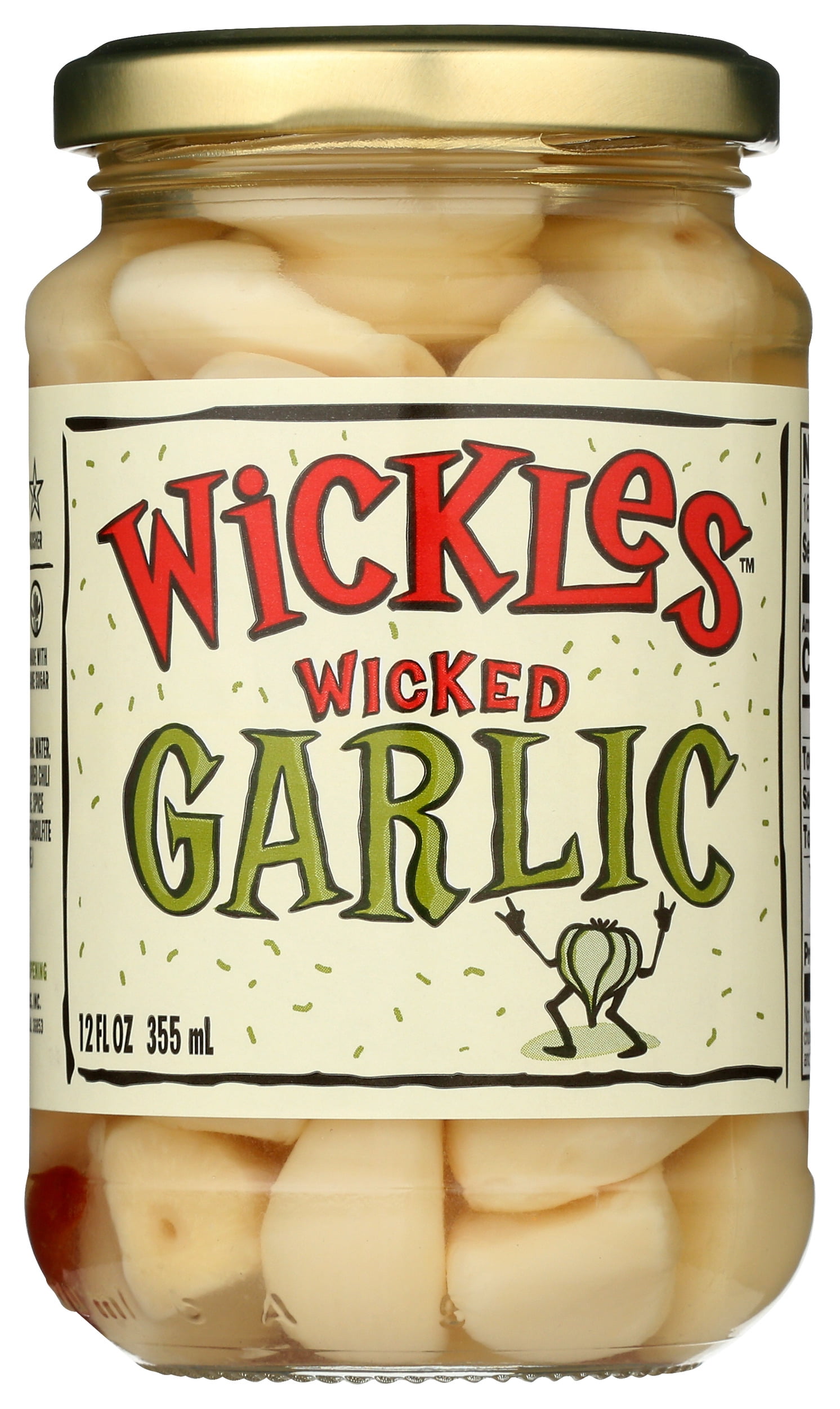 Wickles  Pickles Garlic  12 Fluid Ounce (Pack Of 6)