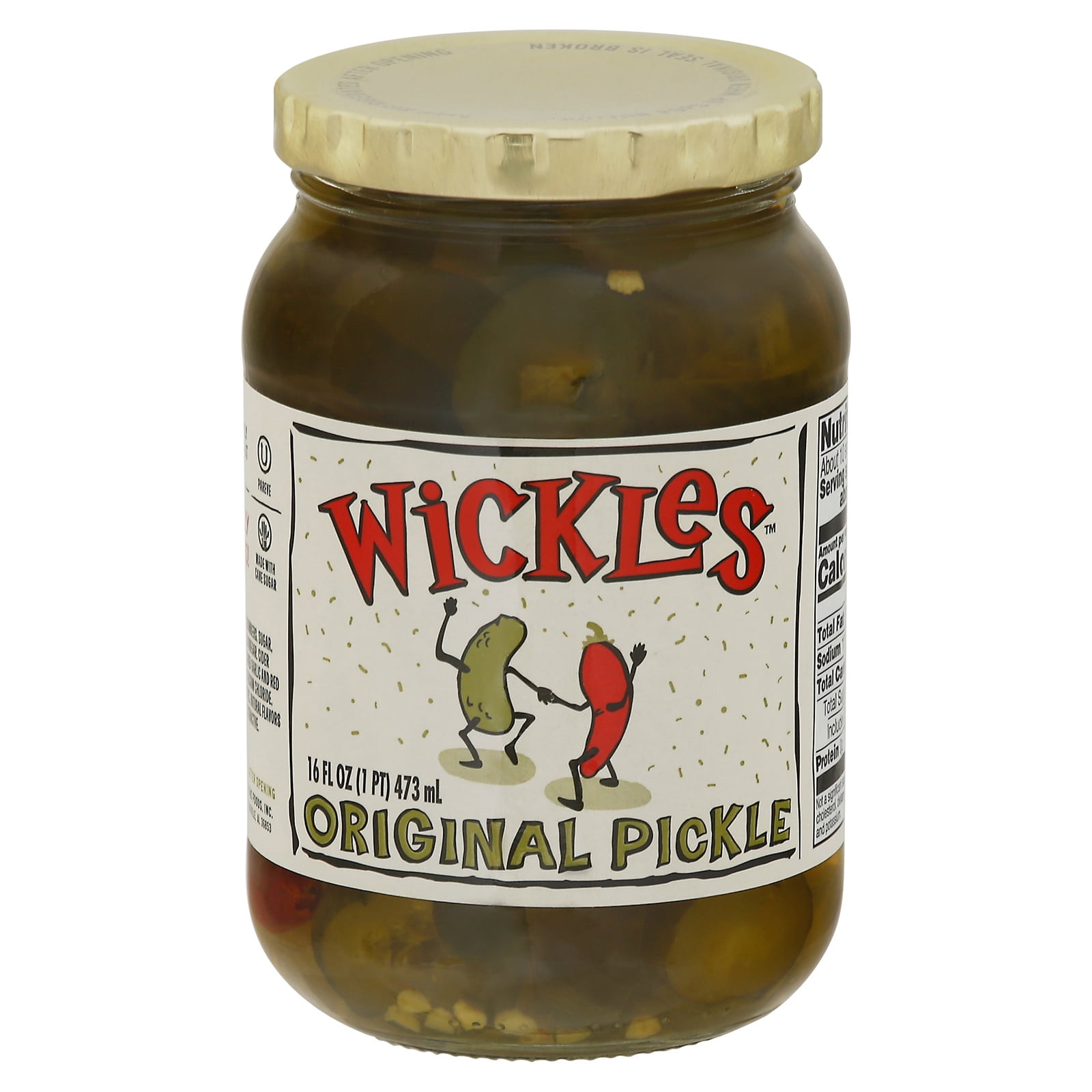Wickles - Pickles - Original Chips - Case of 6 - 16 fl oz.