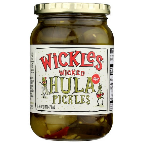 Wickles Pickles Wicked Hula 16 oz (Pack Of 6)