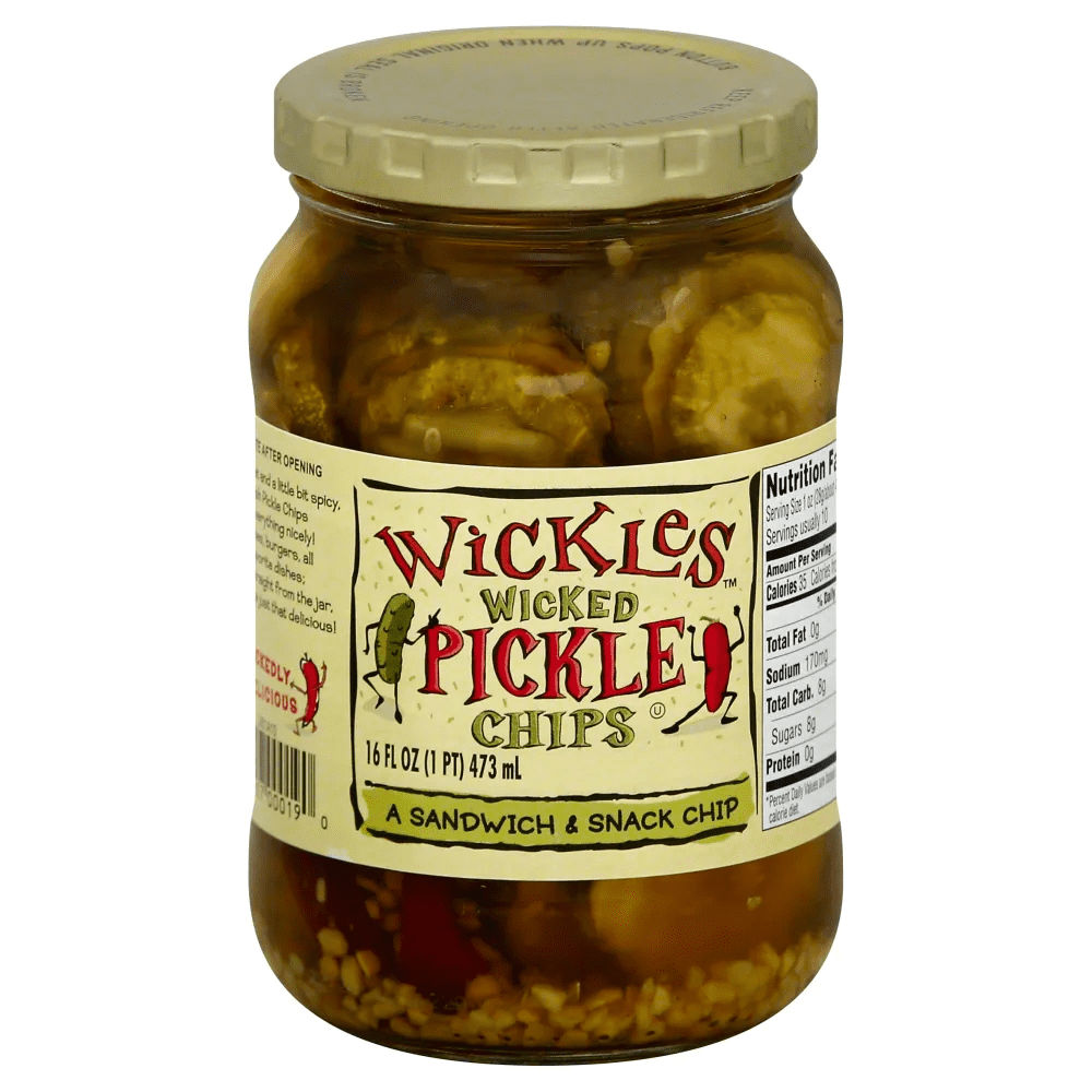 Wickles Wicked Pickle Chips -- 16 fl oz - Vitacost
