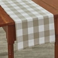 thumbnail image 1 of Wicklow Check Table Runners - Natural Backed - Park Designs, 1 of 1