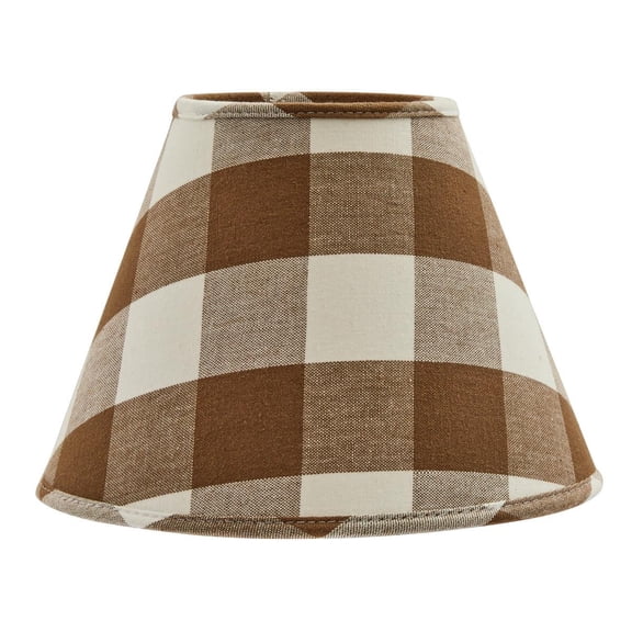 Wicklow Check Brown & Cream Lamp Shade - 12" - Park Designs