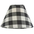 thumbnail image 1 of Wicklow Check Lampshades - Black & Cream - Park Designs, 1 of 2