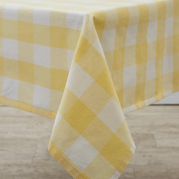 Wicklow Check Yellow Tablecloth - Park Designs