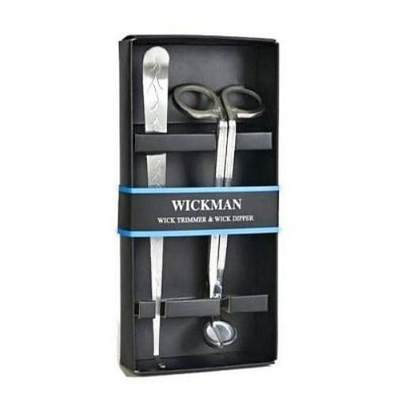 Wickman Stainless Steel Wick Trimmer & Wick Dipper Two Item Multi-Pack